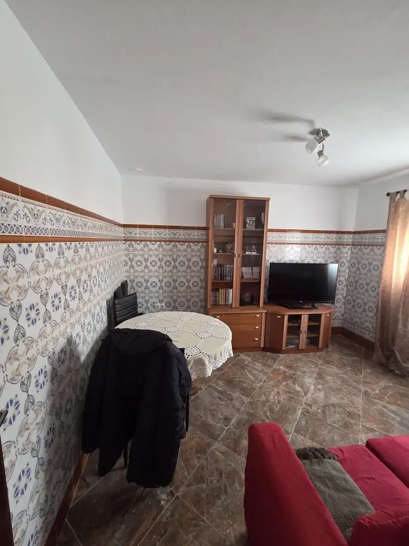 Sala d'estar de Casa adosada en venda en San Fernando