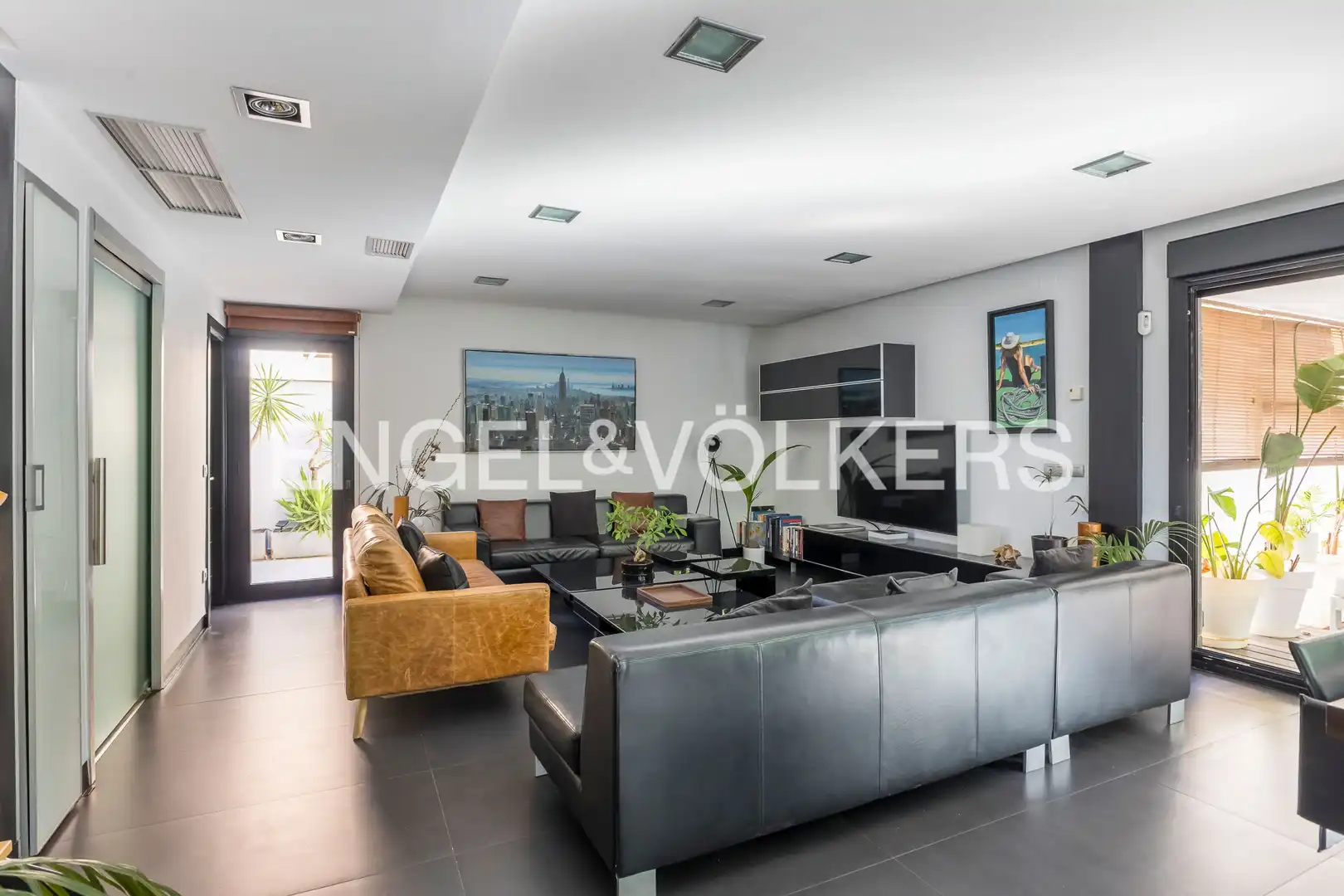Sala de estar de Casa o chalet en venta en Madrid con Aire acondicionado, Calefacción y Jardín privado