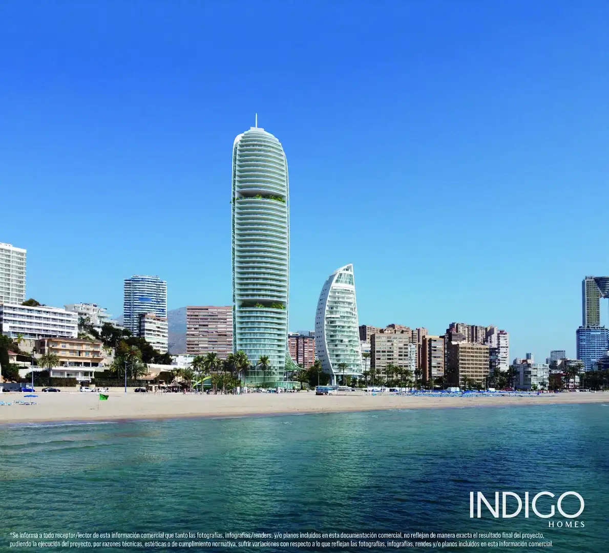 Exterior view of Flat for sale in Benidorm  with Air Conditioner, Heating and Terrace