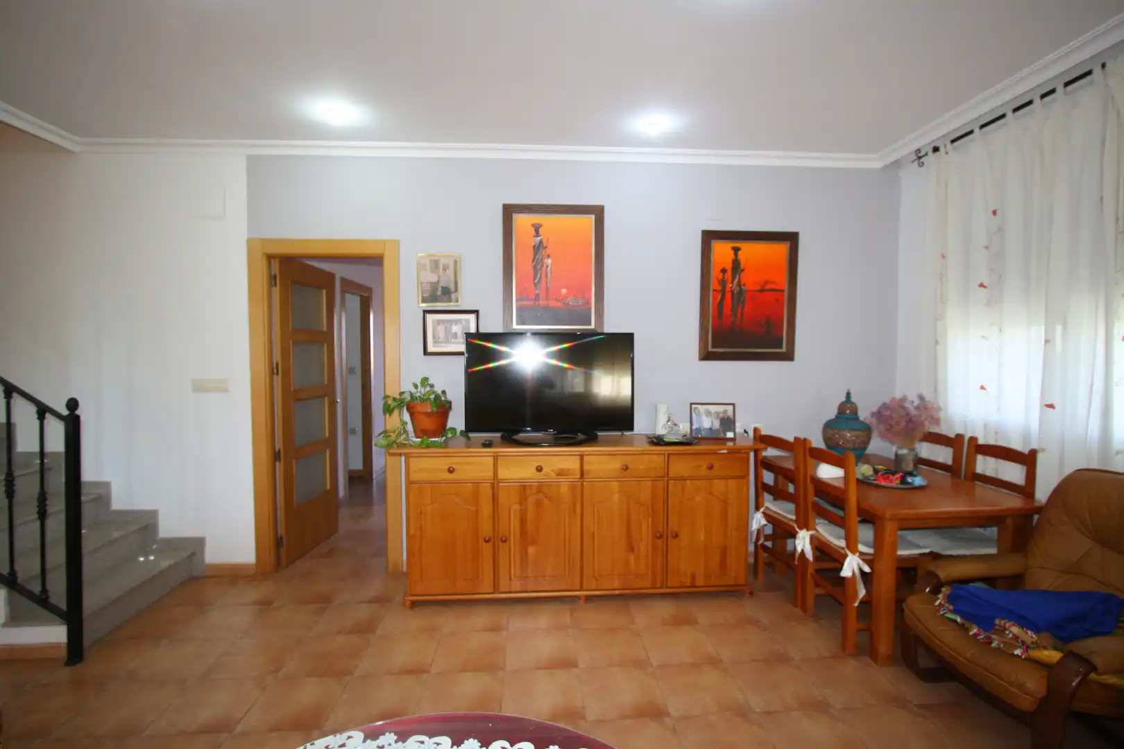 Sala de estar de Casa o chalet en venta en Casas de Juan Núñez con Aire acondicionado, Terraza y Trastero