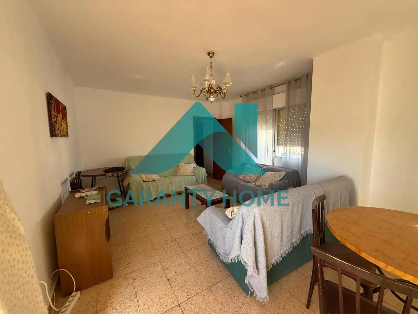 Wohnzimmer von Wohnung zur Miete in Cáceres mit Heizung, Terrasse und Möbliert