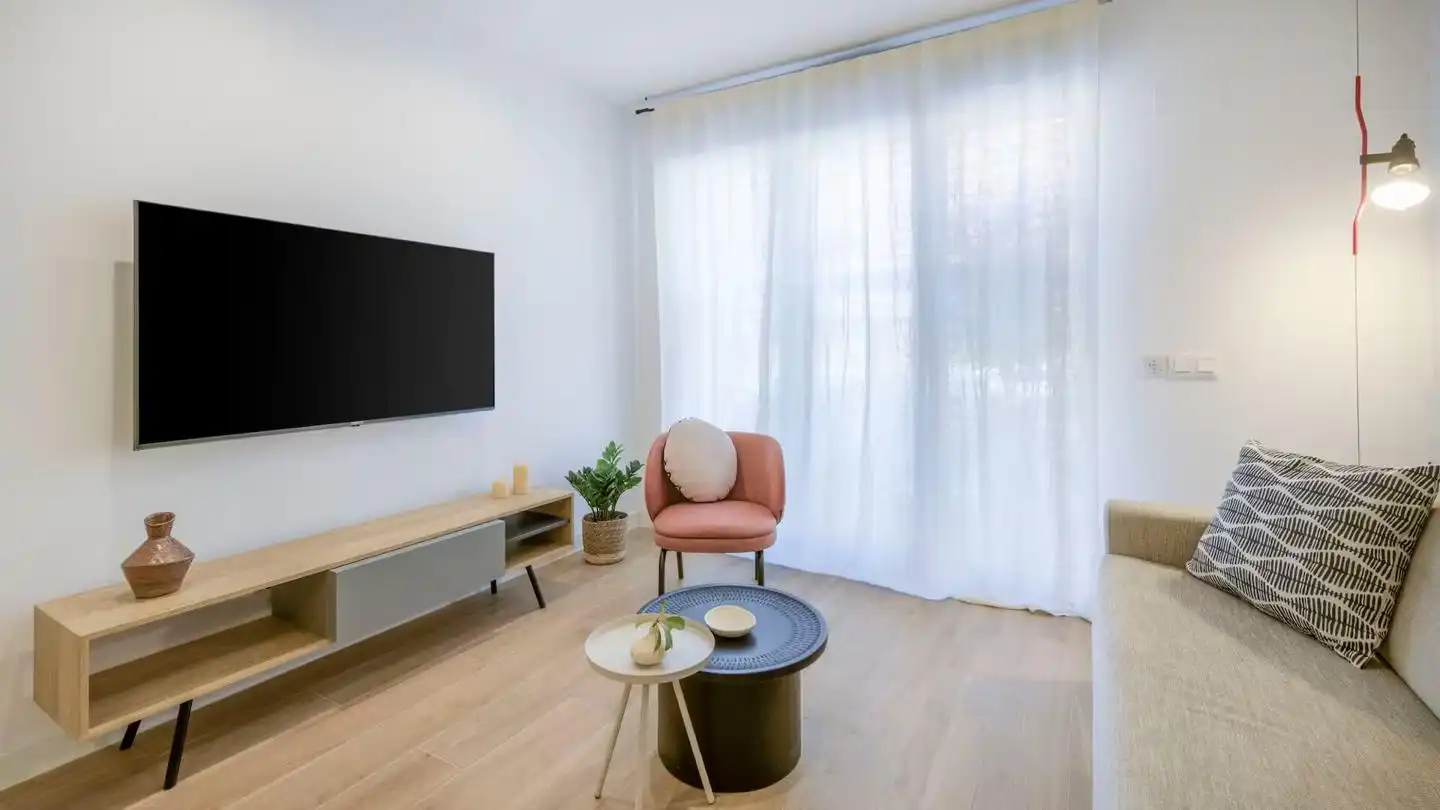 Sala de estar de Piso de alquiler en Hortaleza