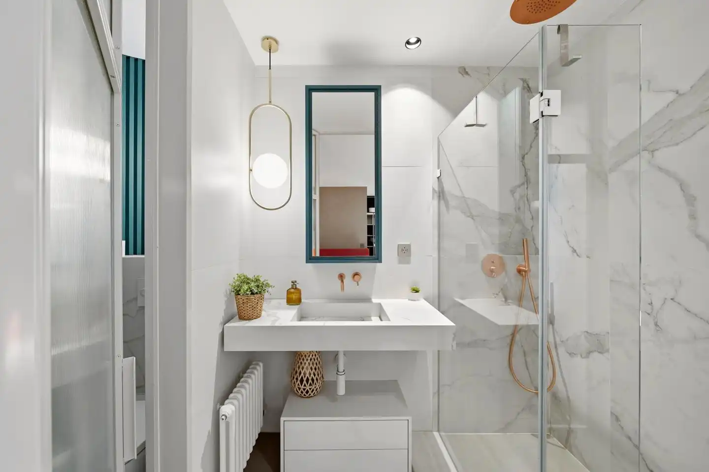 Badezimmer von Wohnung zur Miete in Madrid mit Klimaanlage, Heizung und Möbliert