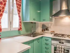 Küche von Wohnung zur Miete in Madrid mit Klimaanlage, Heizung und Möbliert