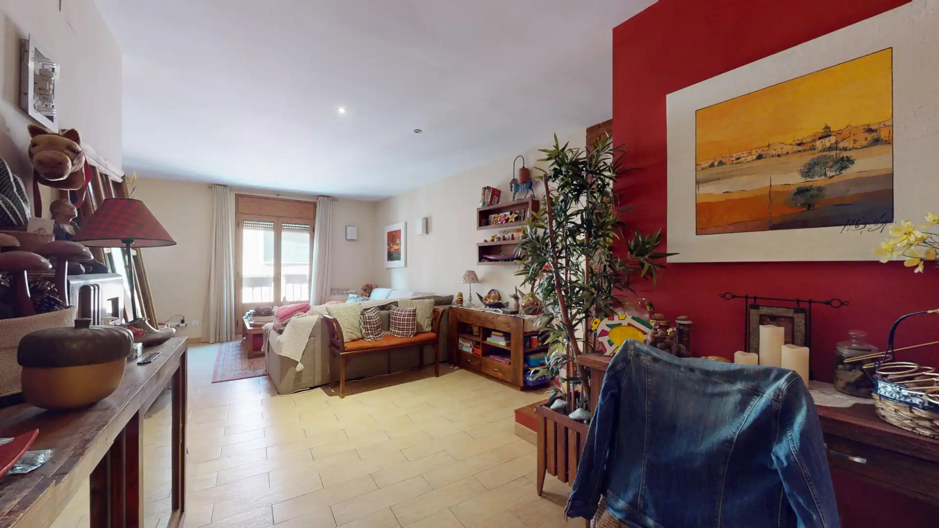 Sala de estar de Dúplex en venta en Prades con Calefacción, Terraza y Horno