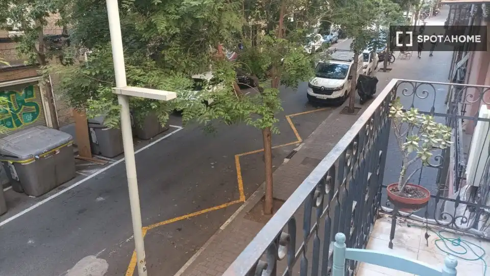 Vista exterior de Pis de lloguer en Barcelona amb Aire condicionat, Calefacció i Moblat