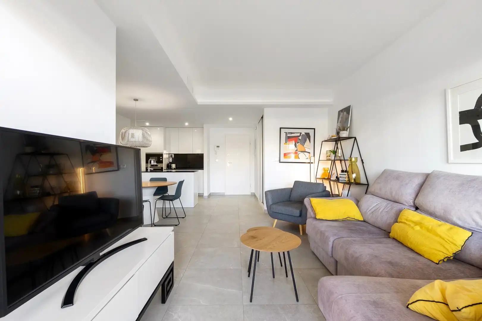 Sala d'estar de Planta baixa en venda en Orihuela amb Aire condicionat, Jardí privat i Terrassa