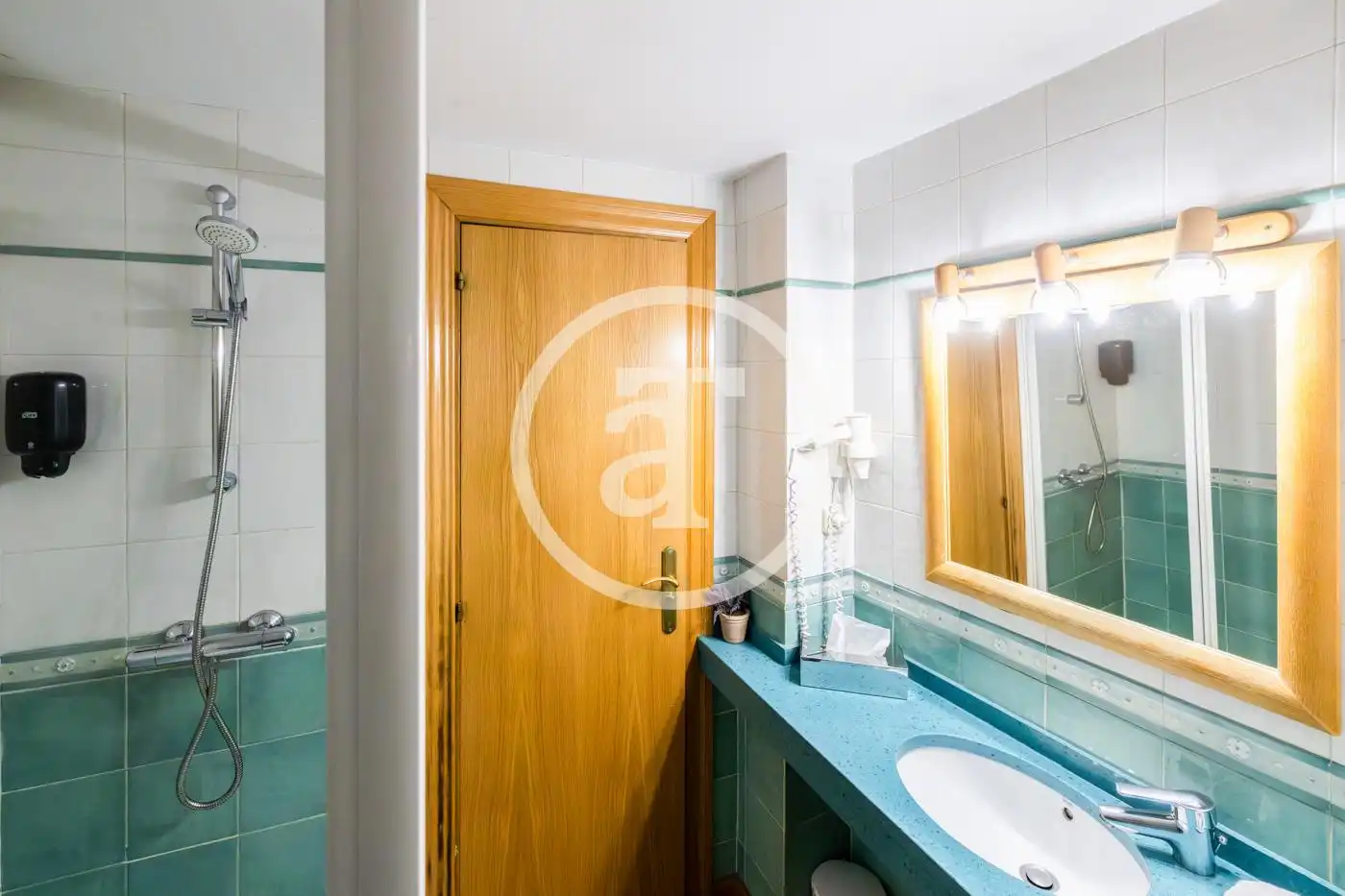 Baño de Piso de alquiler en Madrid con Aire acondicionado, Calefacción y Amueblado