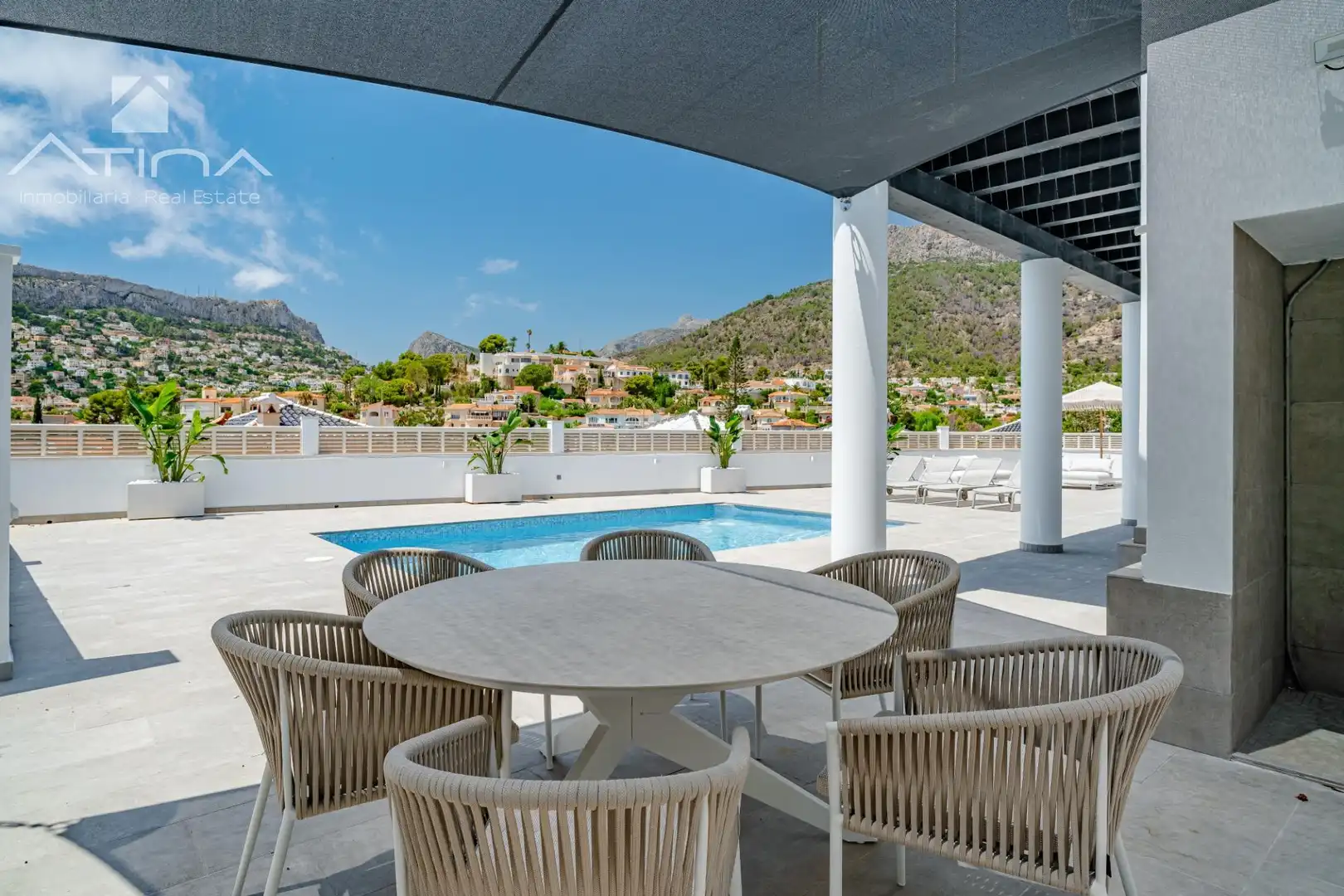Terrassa de Casa o xalet en venda en Calpe / Calp amb Aire condicionat, Calefacció i Jardí privat