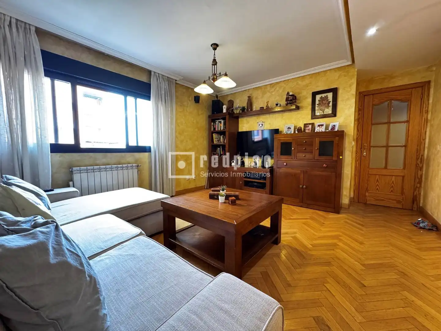 Sala d'estar de Pis en venda en Getafe amb Aire condicionat, Calefacció i Jardí privat