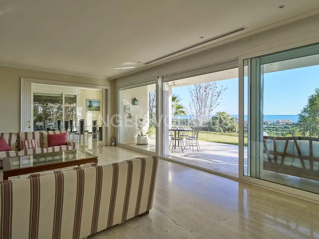 Living room of Country homes for sale in Sitges  with Air Conditioner, Heating and Private garden