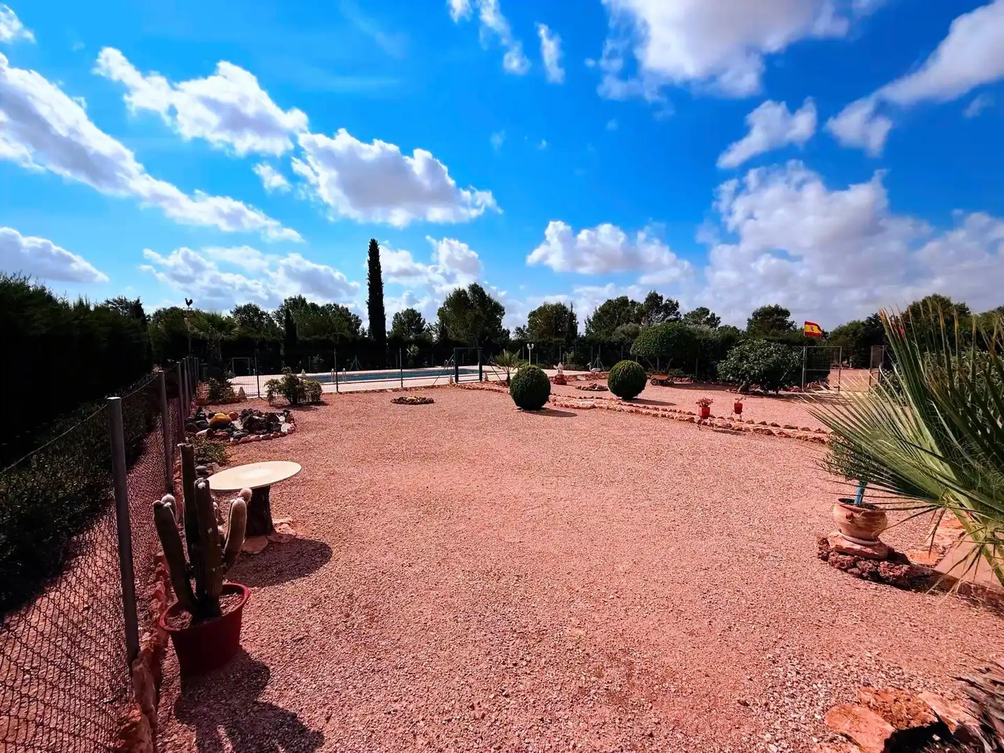 Jardí de Finca rústica en venda en Murcia amb Piscina