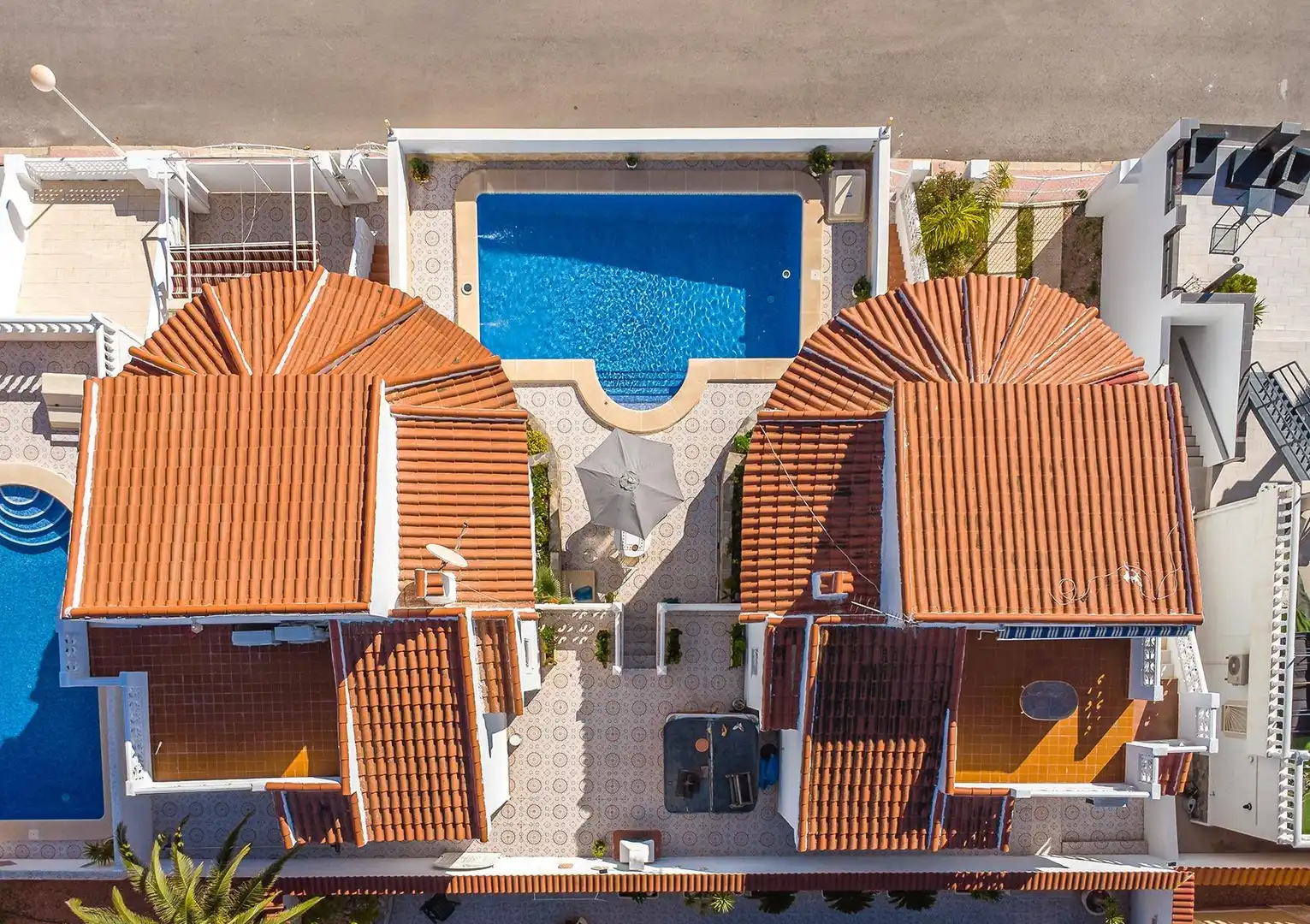 Swimming pool of Houses for sale in Rojales  with Air Conditioner, Heating and Private garden