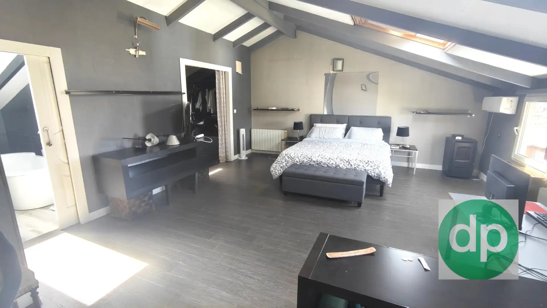 Bedroom of Detached homes for sale in Pozuelo de Alarcón  with Air Conditioner and Heating