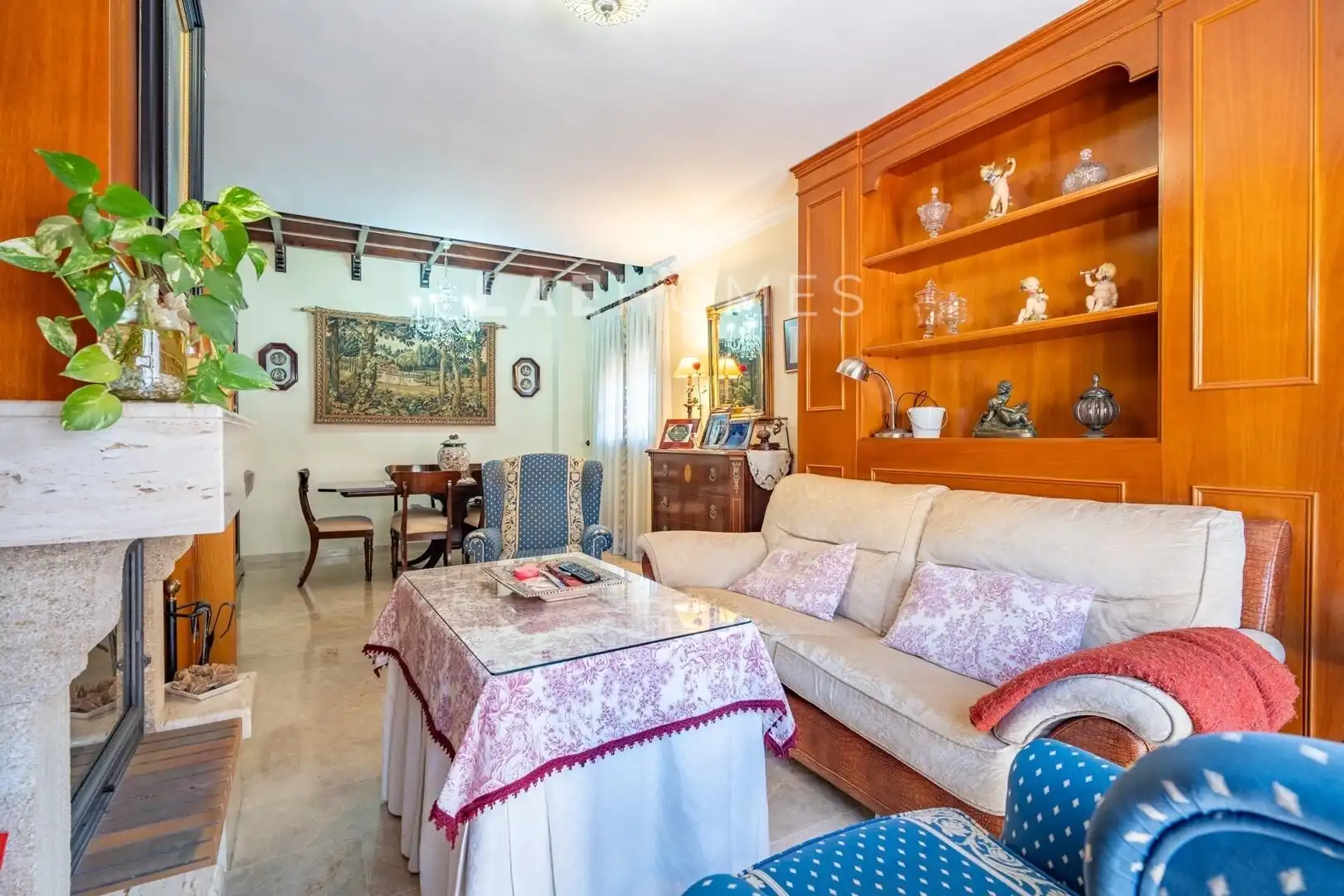 Sala d'estar de Casa adosada en venda en Málaga amb Aire condicionat, Calefacció i Terrassa