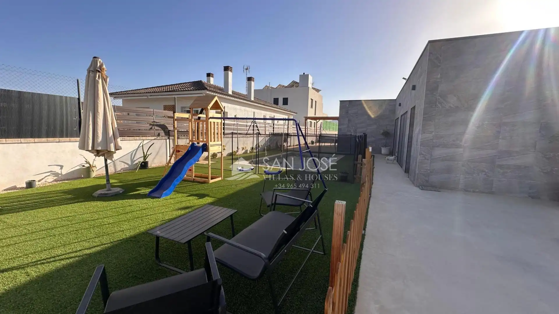 Terrassa de Casa o xalet de lloguer en Aspe amb Aire condicionat, Calefacció i Jardí privat
