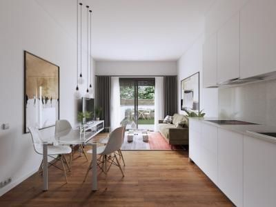 Living room of Flat for sale in Cornellà de Llobregat  with Air Conditioner, Heating and Private garden