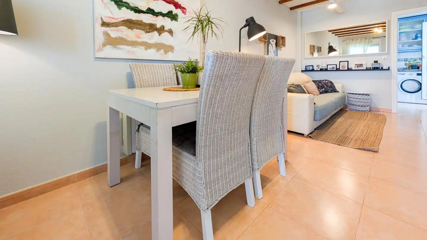 Comedor de Casa adosada en venta en Santa Pola con Aire acondicionado, Jardín privado y Terraza