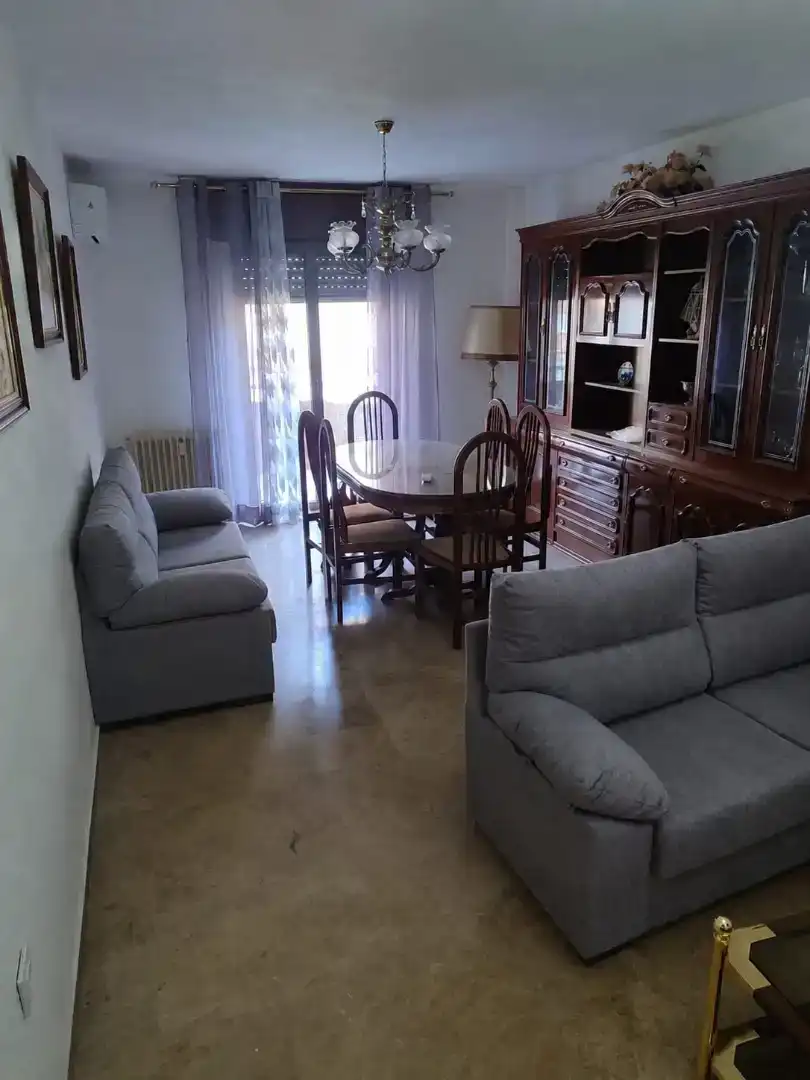 Sala d'estar de Pis de lloguer en  Jaén Capital amb Aire condicionat i Balcó