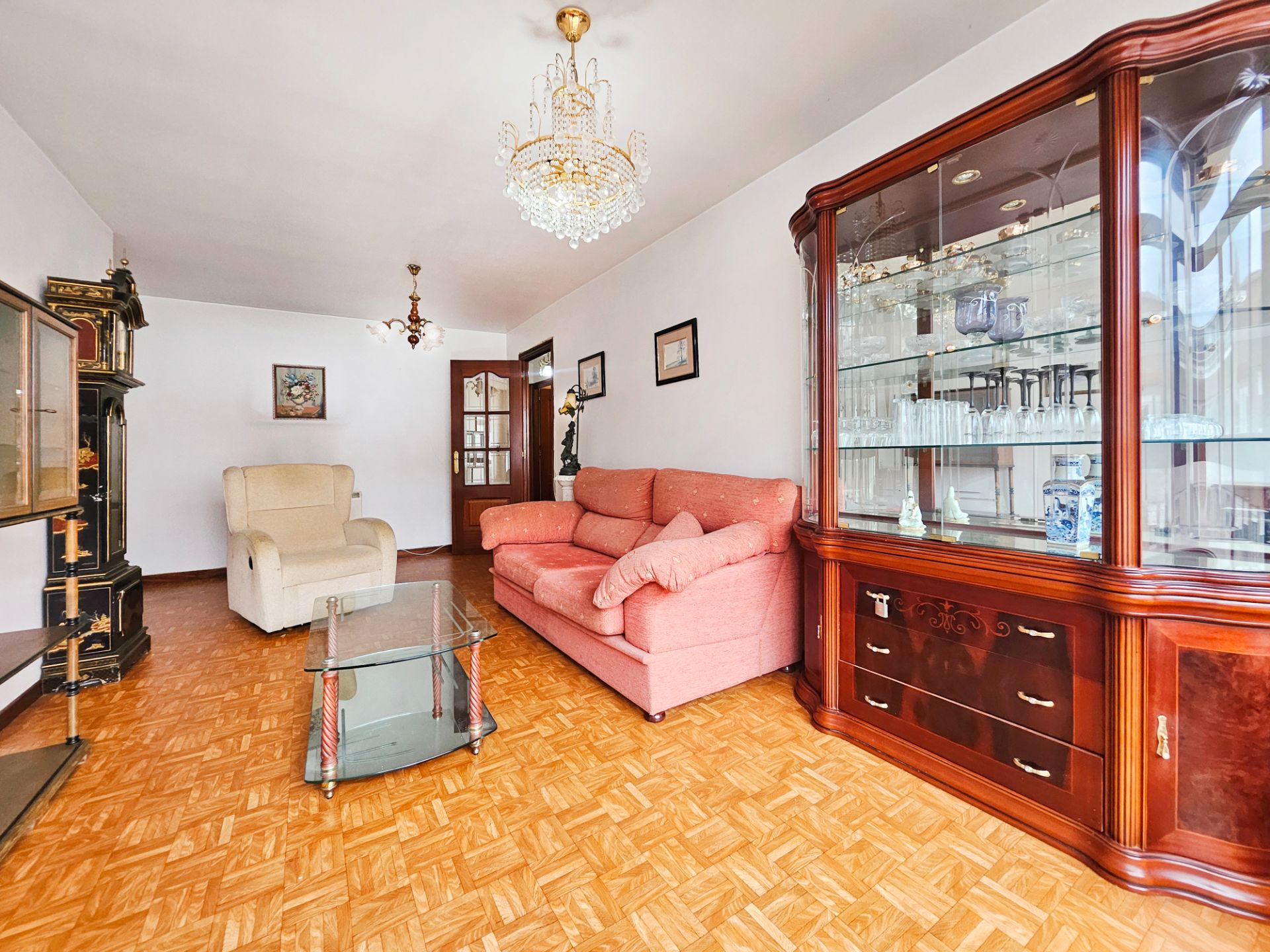 Living room of Flat for sale in A Coruña Capital   with Heating