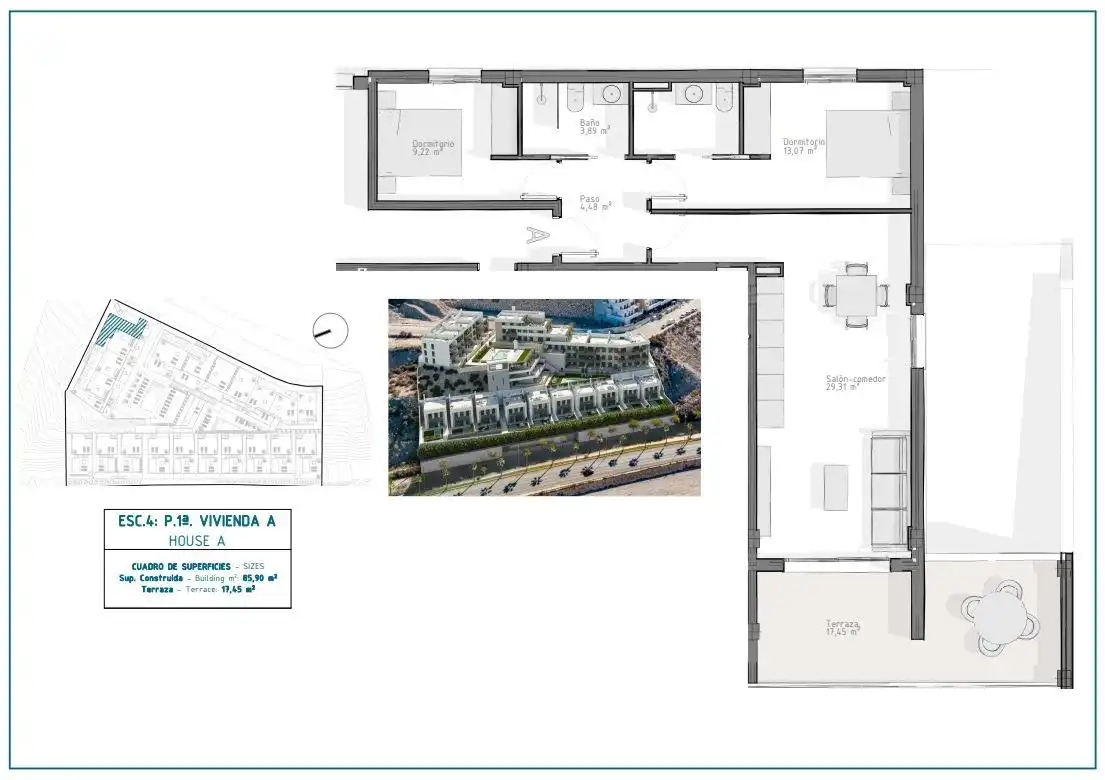 Apartment mit Pool zum Verkauf in Isla del Fraile, imagen 7