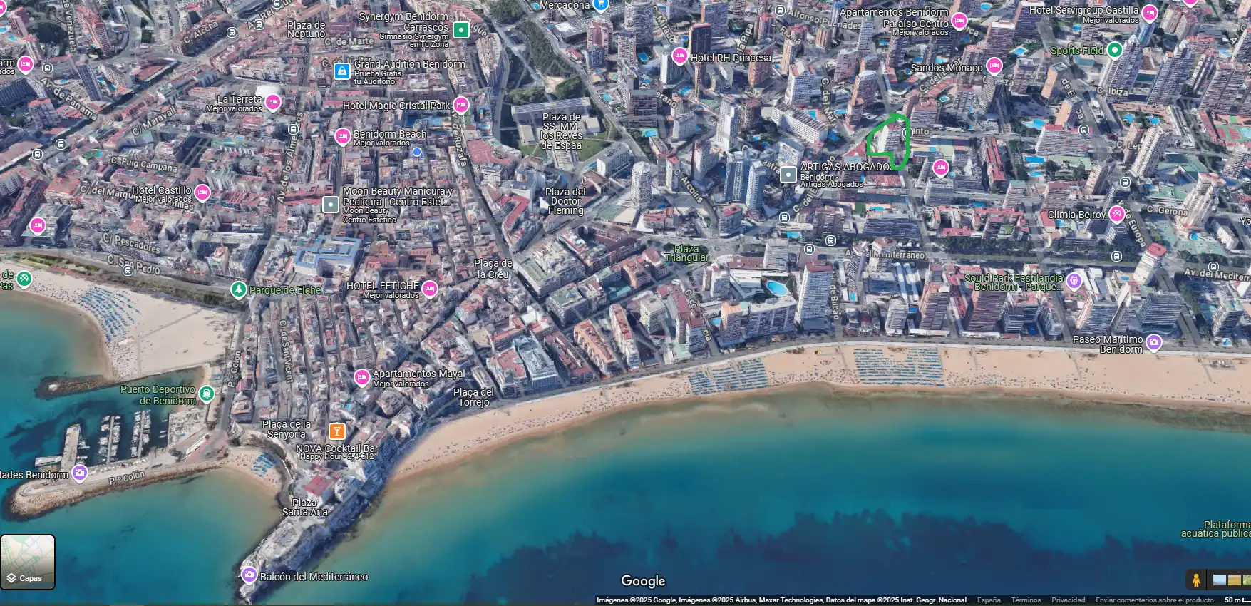 Apartament amb piscina de lloguer a Playa de Levante