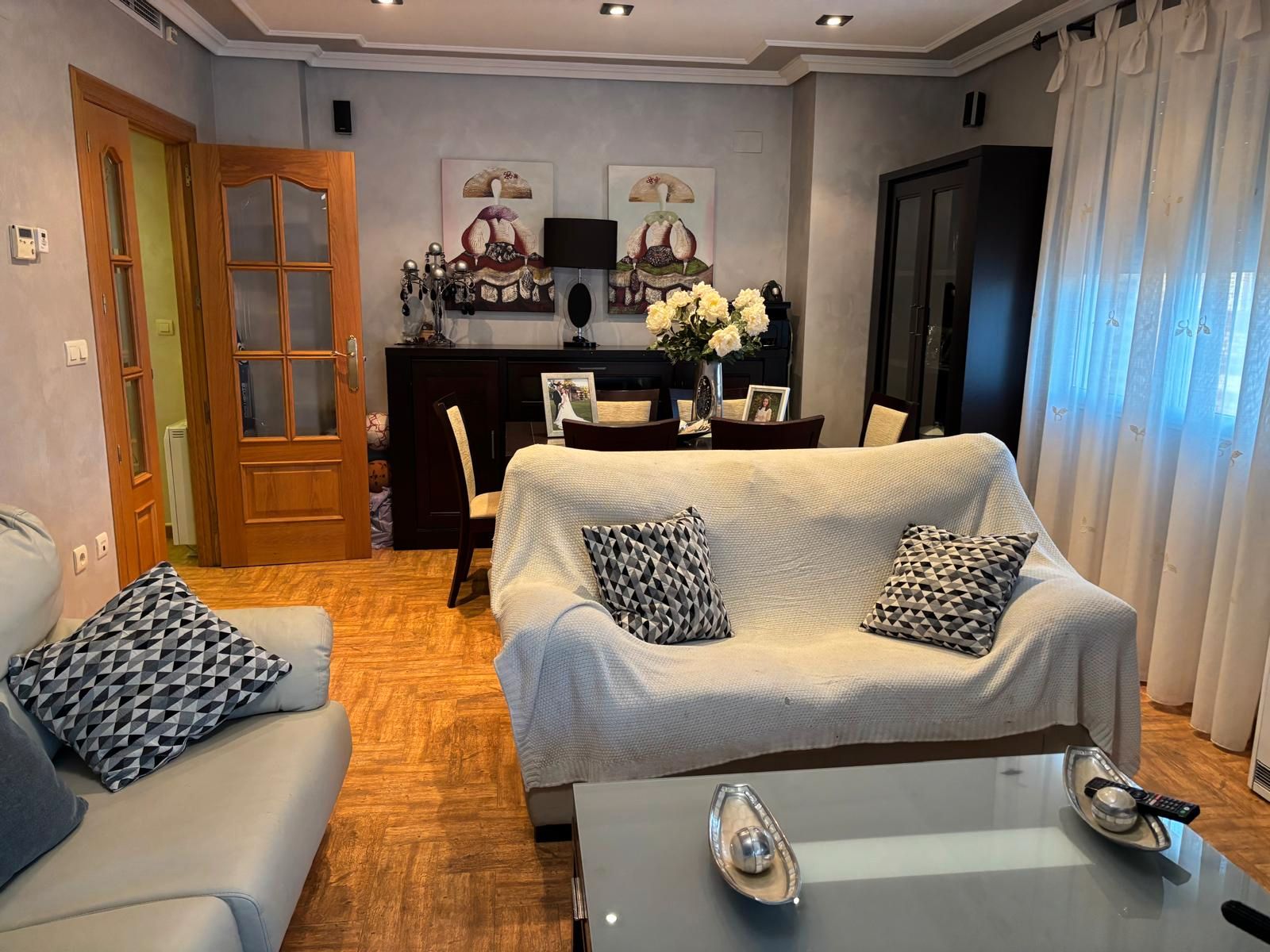 Living room of Flat for sale in Villarrobledo  with Air Conditioner, Heating and Storage room
