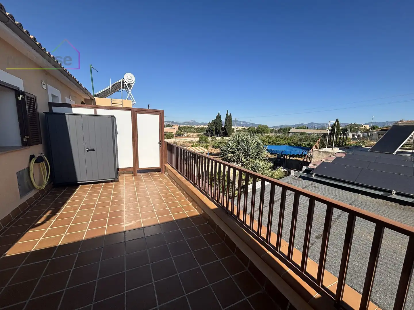 Terraza de Piso de alquiler en  Palma de Mallorca con Terraza, Amueblado y TV