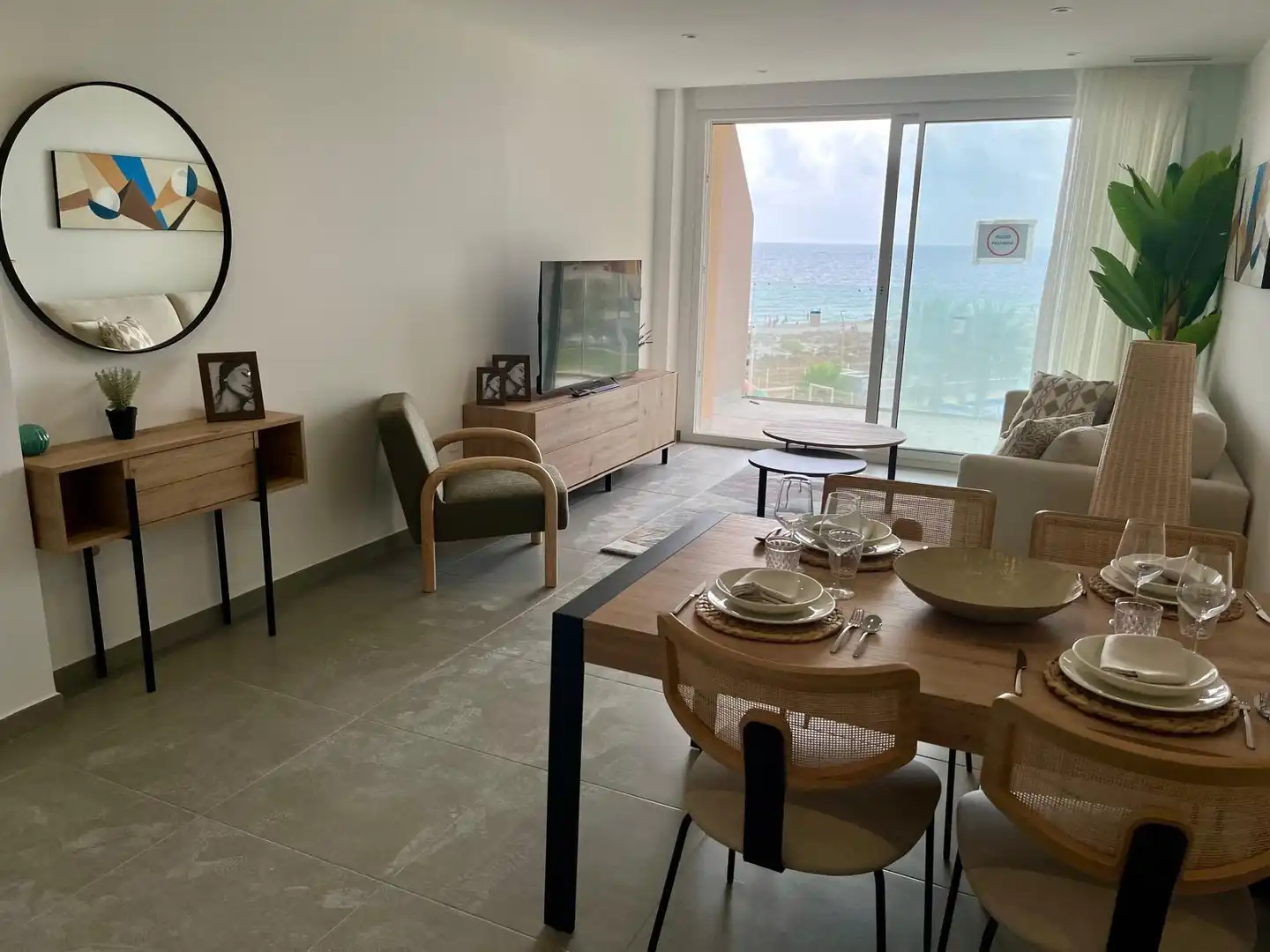 Sala d'estar de Apartament en venda en Murcia amb Terrassa