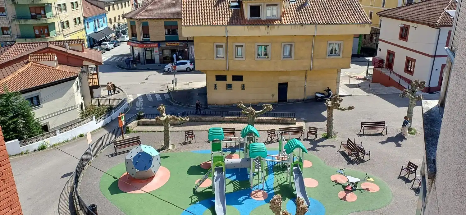 Exterior view of Flat for sale in Mieres (Asturias)  with Heating, Storage room and Swimming Pool