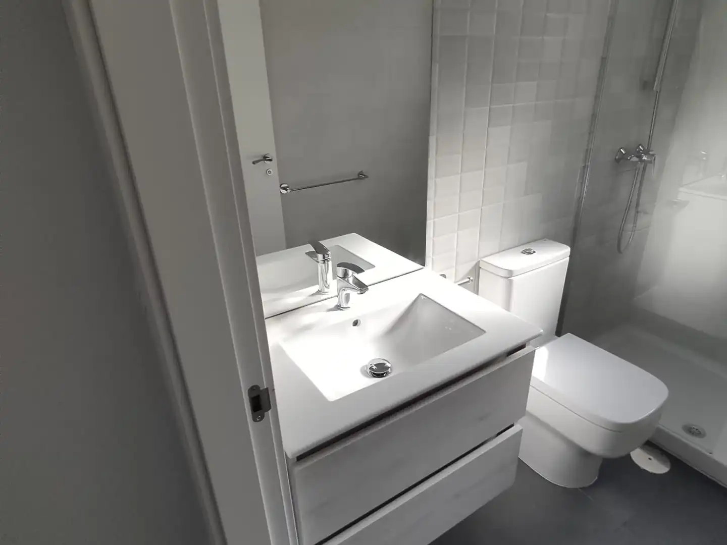 Bany de Àtic de lloguer en Murcia amb Aire condicionat, Terrassa i Moblat