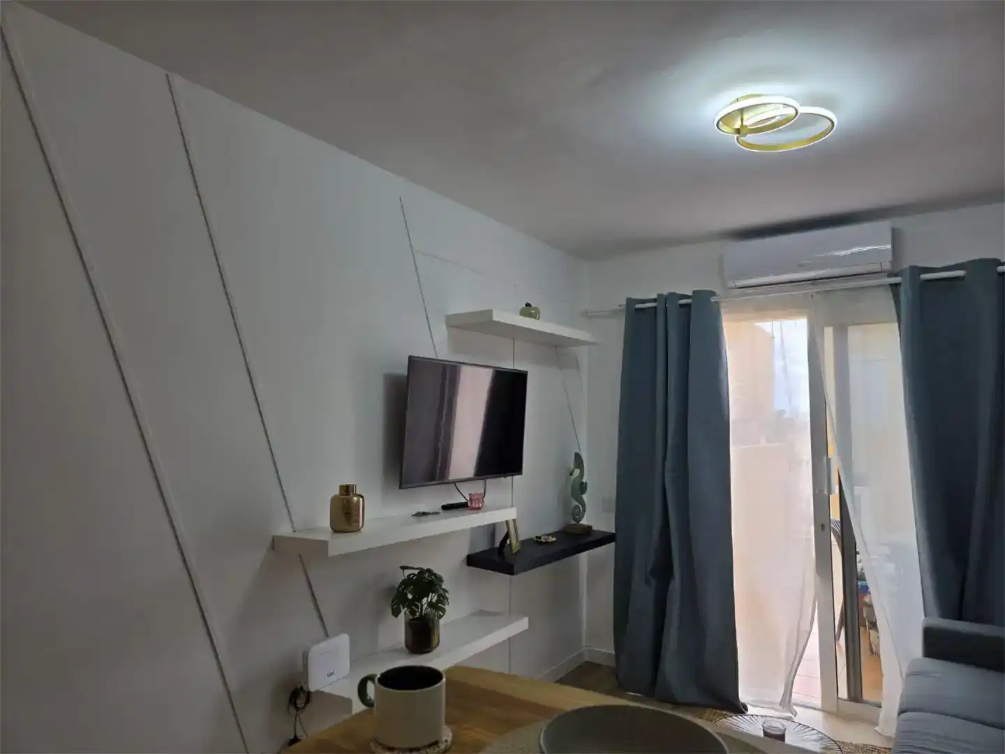 Wohnzimmer von Wohnung zum Verkauf in Pájara mit Klimaanlage und Schwimmbad