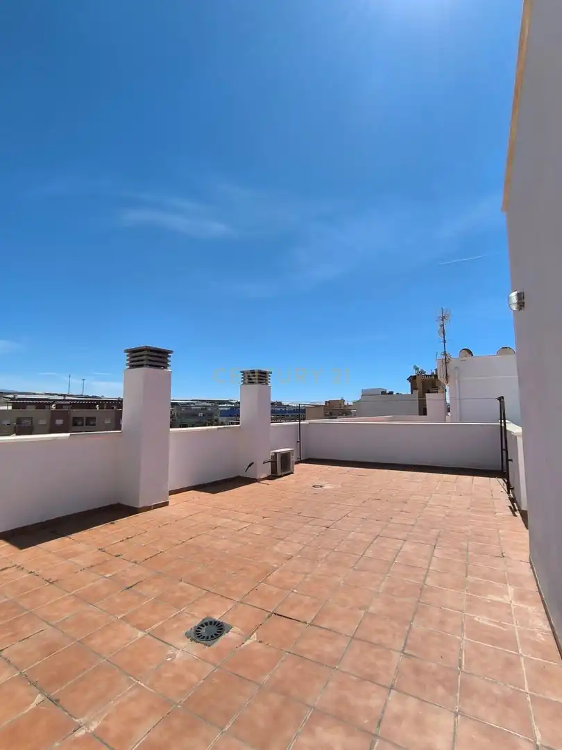 Terrassa de Apartament en venda en El Ejido amb Aire condicionat, Moblat i Forn