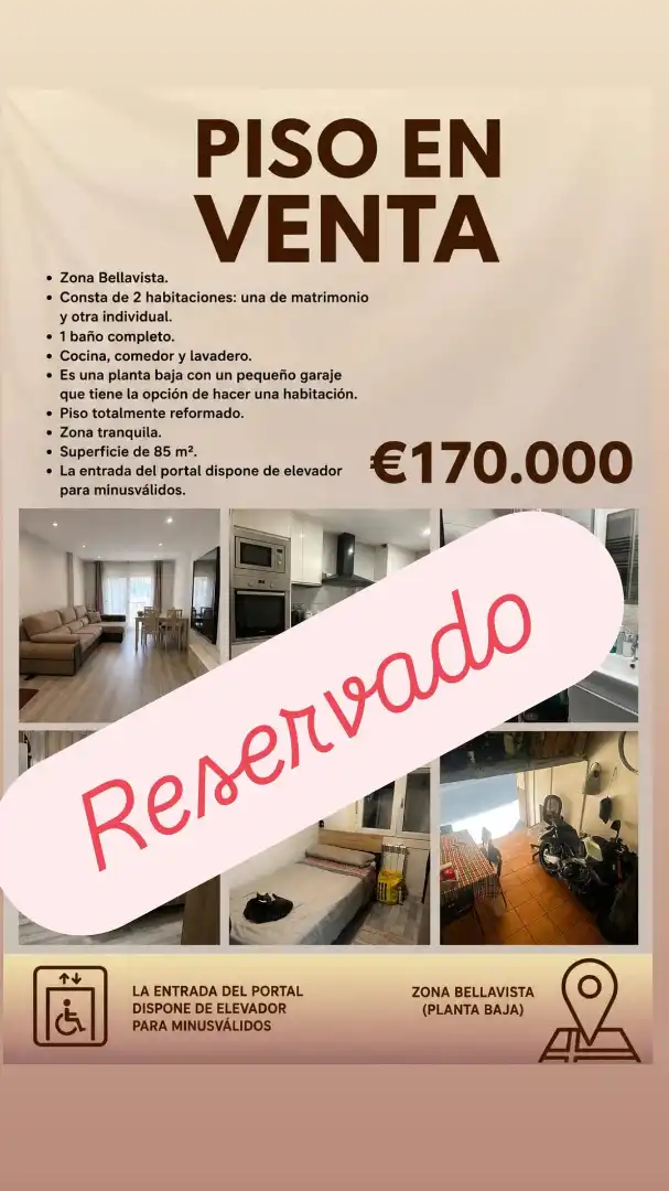 Flat with lift for sale in Carrer Provença 10