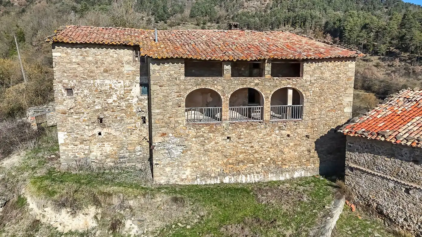 Vista exterior de Finca rústica en venta en Les Llosses con Jardín privado