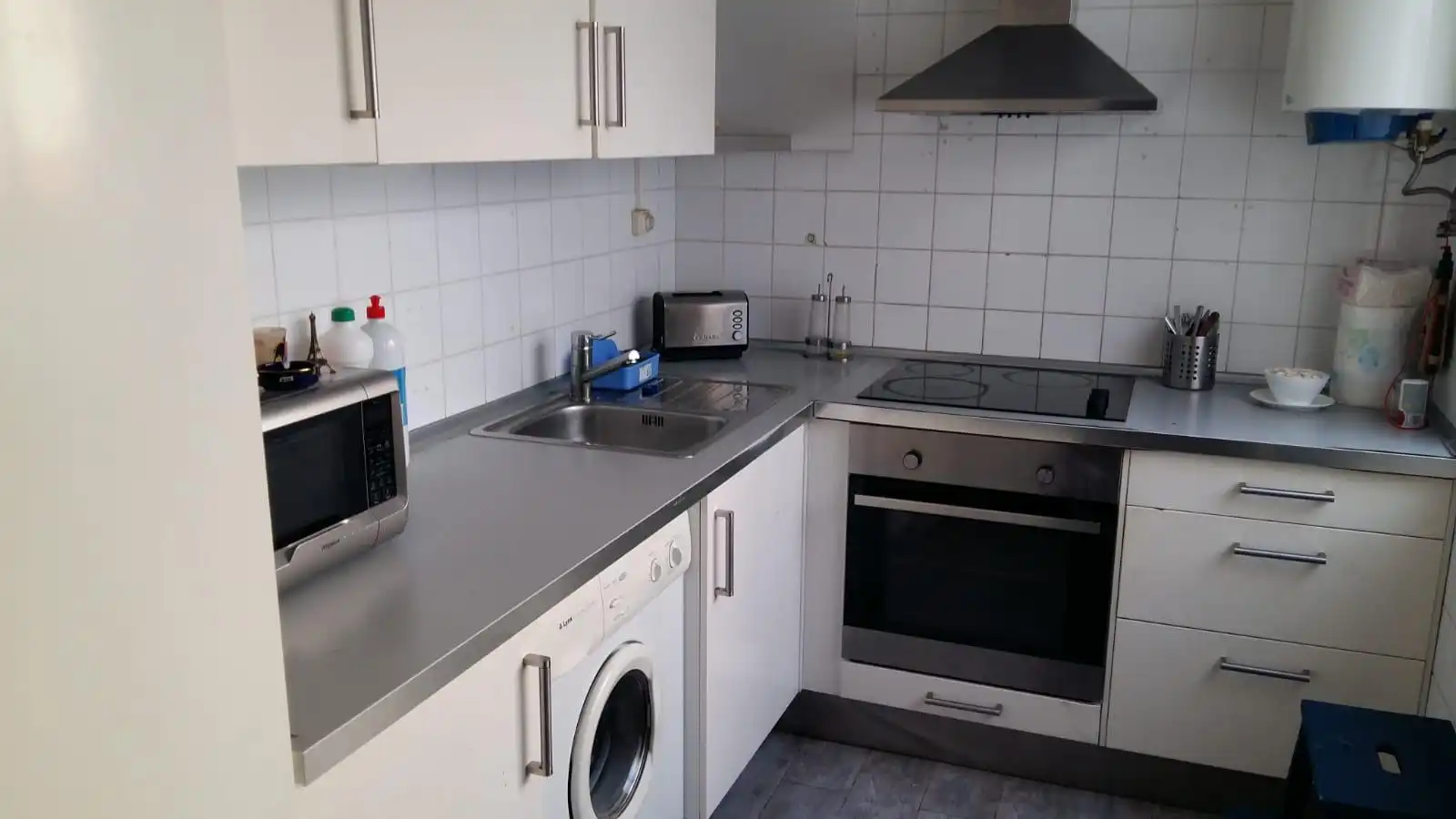 Cocina de Piso de alquiler en Madrid con Amueblado