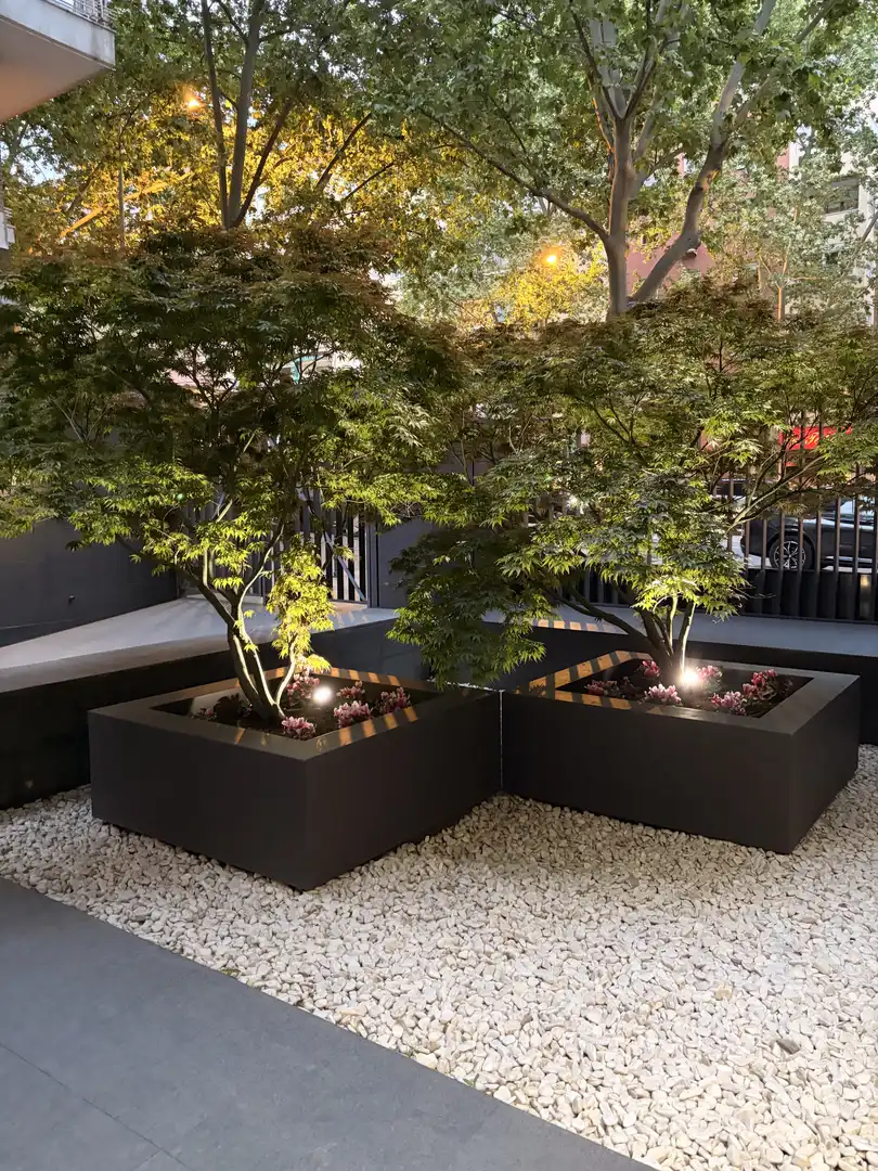 Terrasse von Garage zur Miete in  Madrid Capital