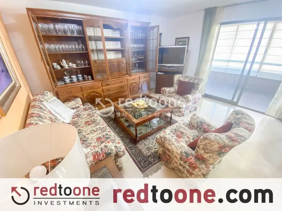 Sala de estar de Piso de alquiler en Alicante / Alacant con Aire acondicionado, Terraza y Horno
