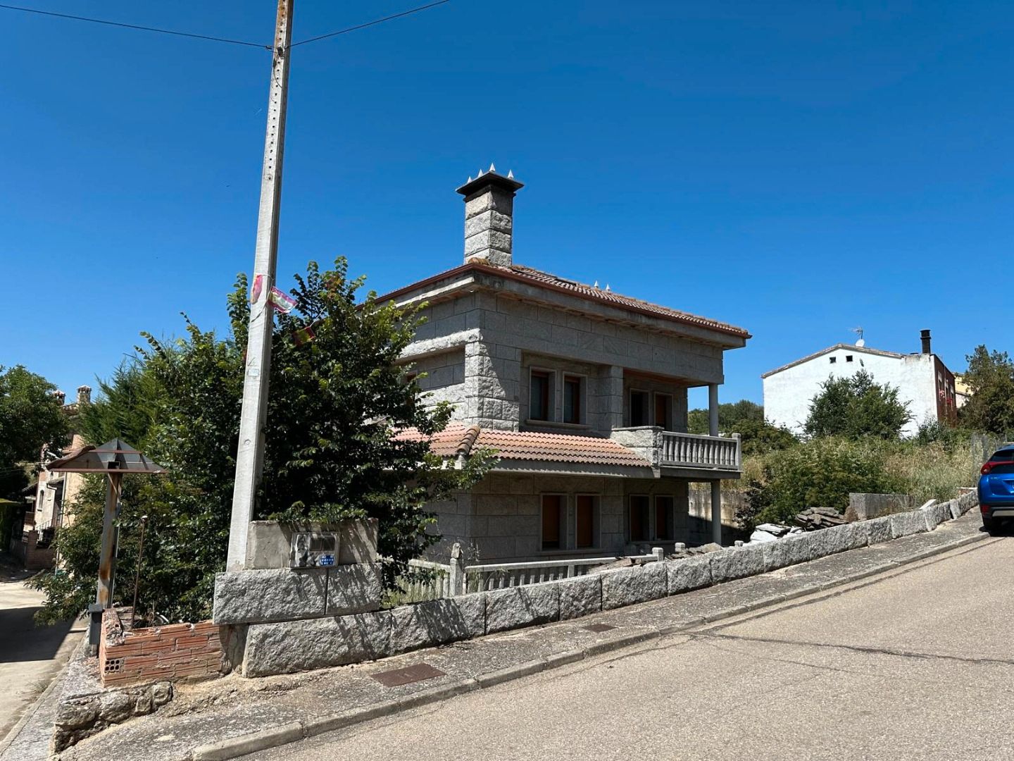 Vista exterior de Casa o xalet en venda en Villayerno Morquillas amb Jardí privat i Terrassa