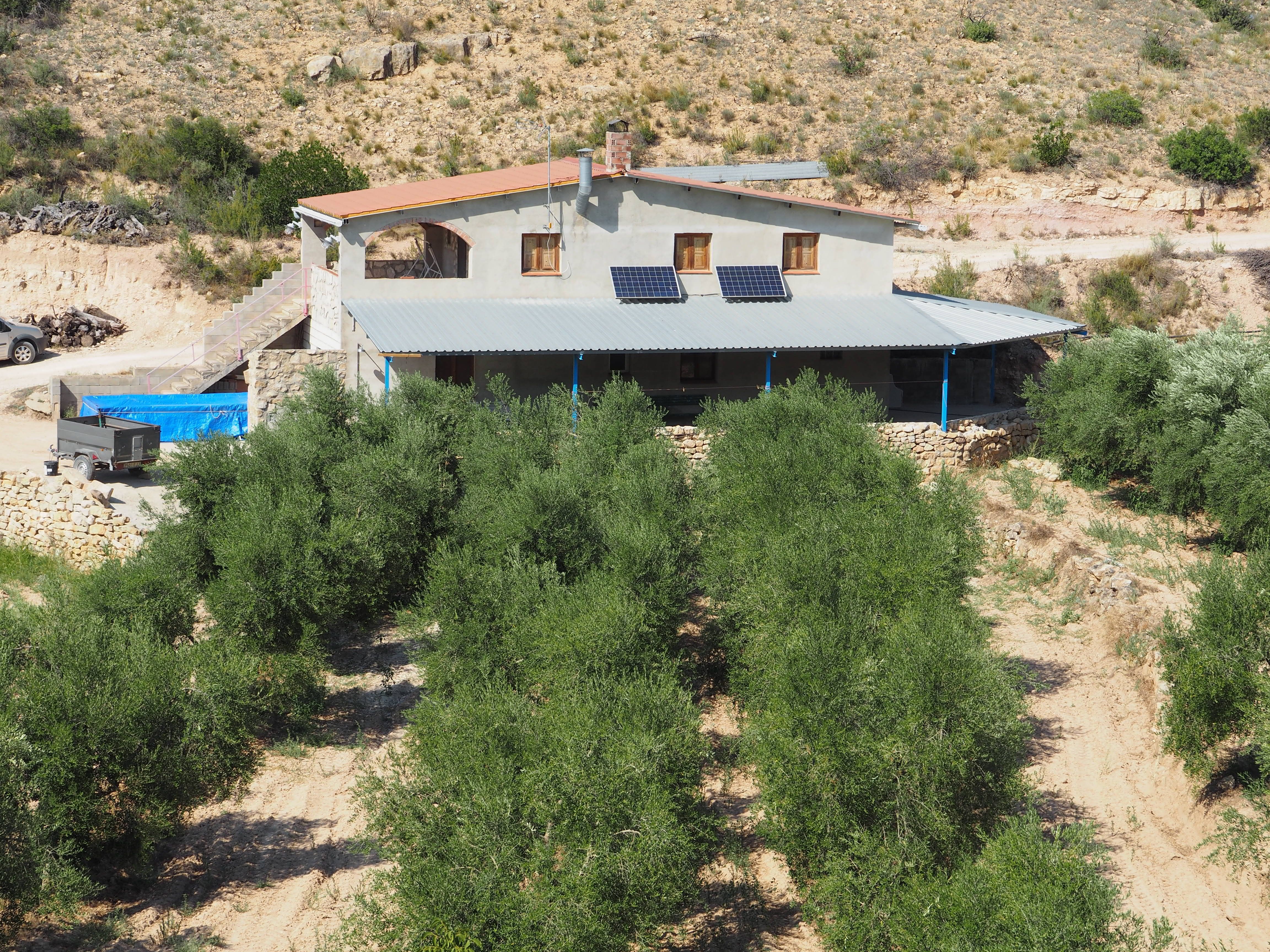 Exterior view of Country house for sale in Flix  with Heating, Terrace and Storage room