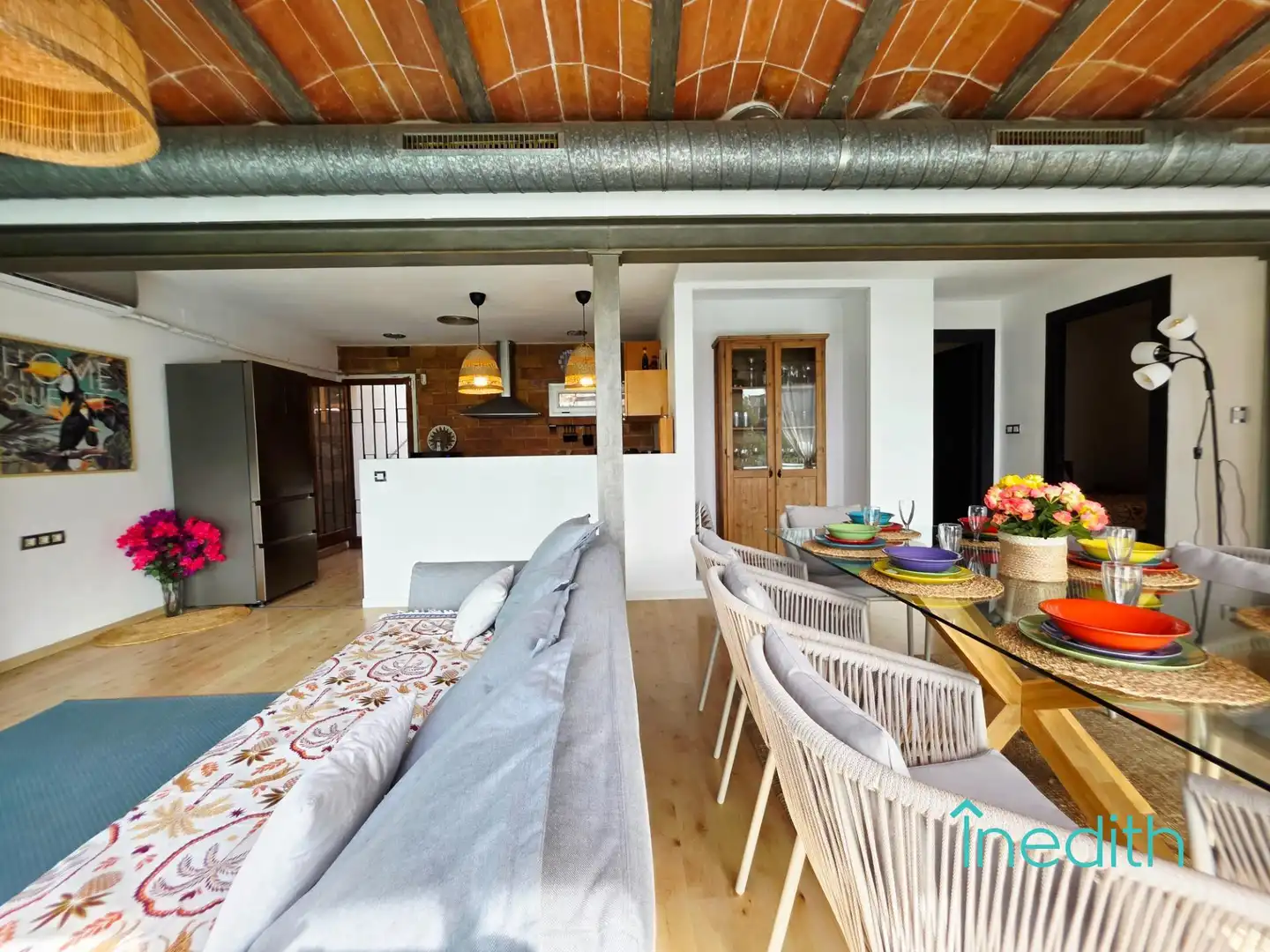 Living room of Houses for sale in Castelldefels  with Air Conditioner, Heating and Private garden