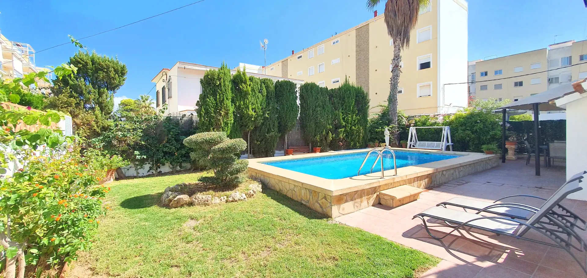 Swimming pool of Houses for rent in Dénia  with Air Conditioner, Heating and Private garden