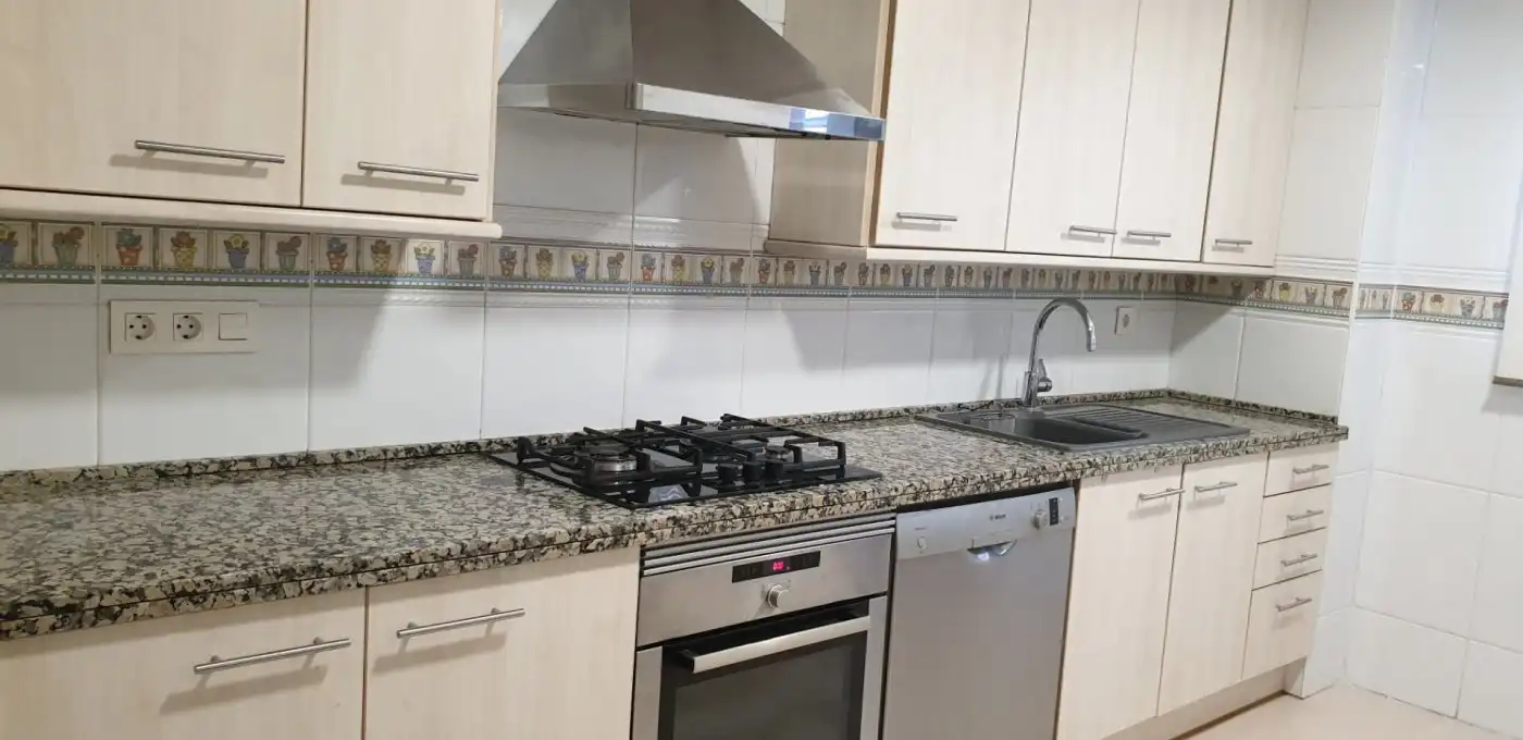 Kitchen of Flat for rent in Alicante / Alacant  with Air Conditioner, Terrace and Furnished
