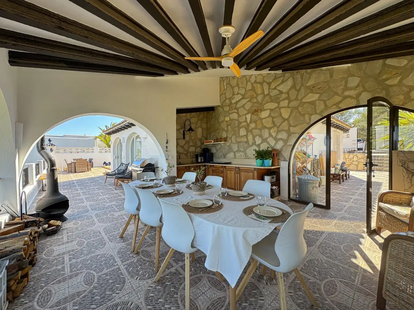 Terraza de Casa o chalet en venta en La Nucia con Aire acondicionado, Calefacción y Jardín privado