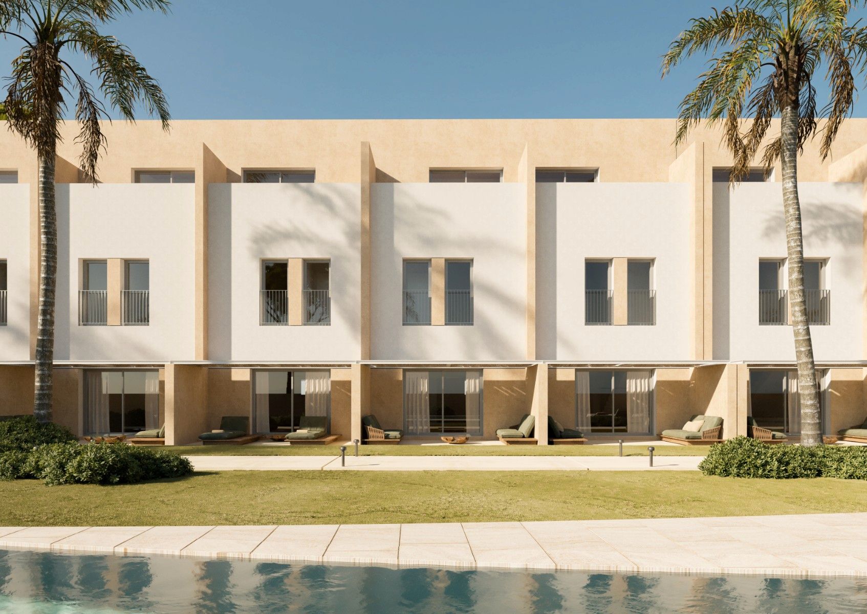 Exterior view of Single-family semi-detached for sale in Dénia  with Terrace and Swimming Pool