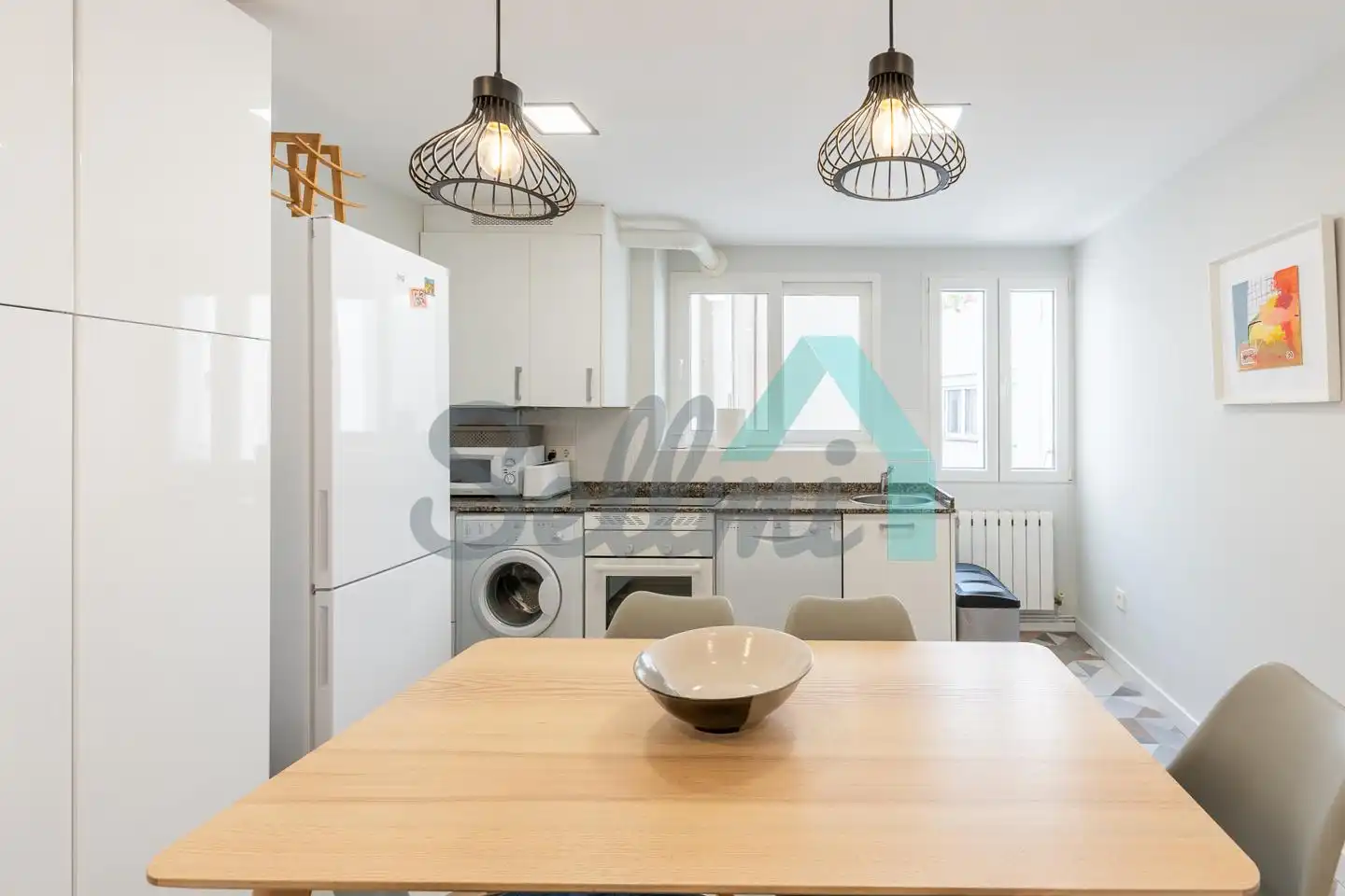 Kitchen of Flat for rent in Gijón   with Heating and Furnished