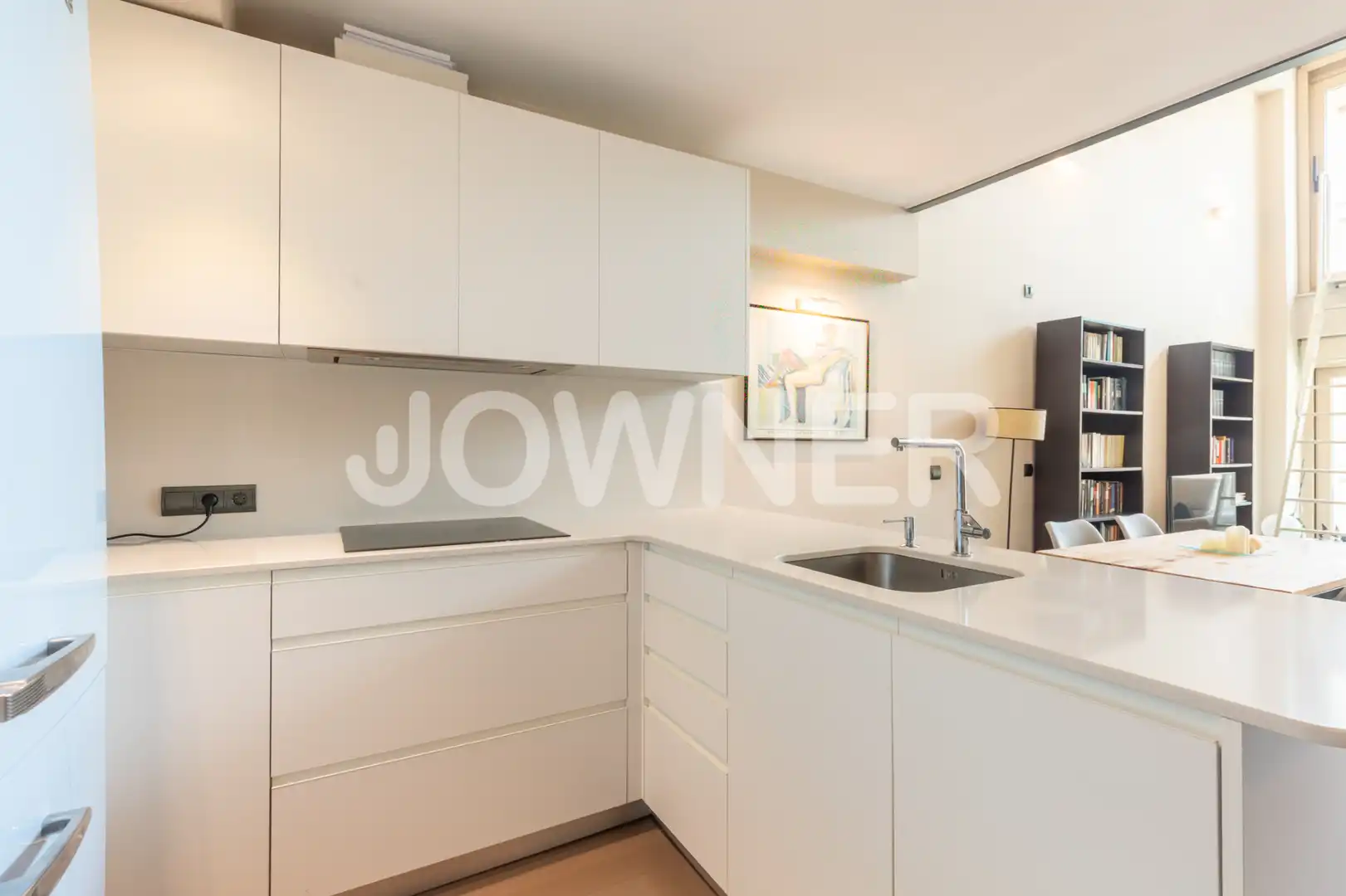 Kitchen of Flat for rent in Madrid  with Air Conditioner and Furnished
