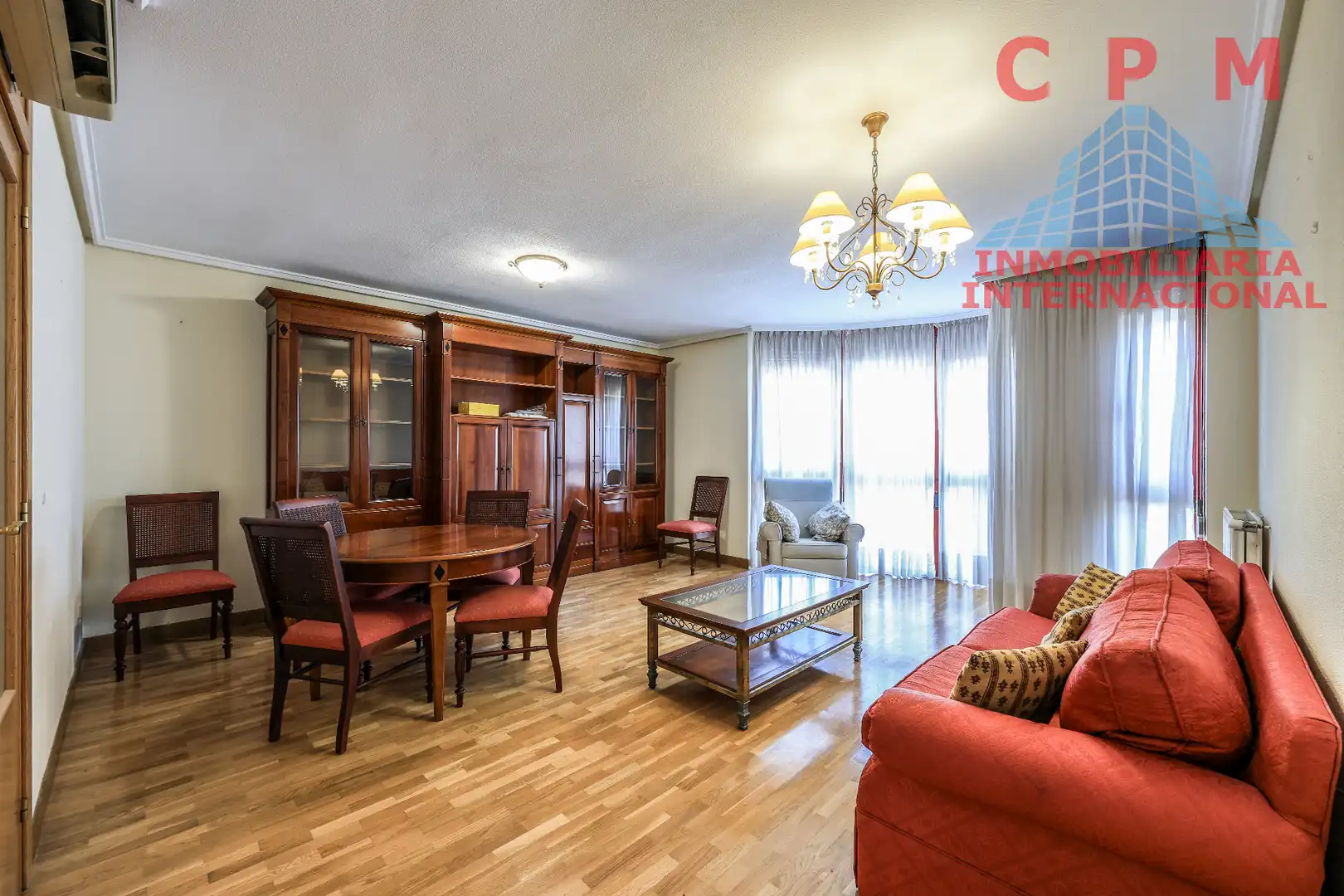 Sala de estar de Piso de alquiler en Madrid con Aire acondicionado, Calefacción y Parquet