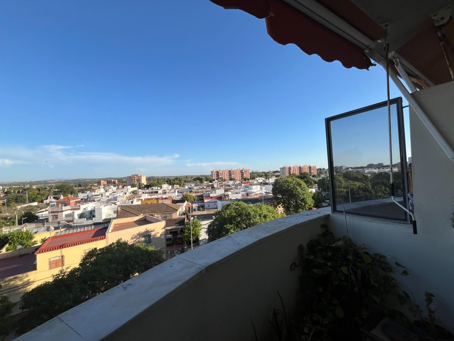 Balcony of Flat for sale in Jerez de la Frontera  with Air Conditioner, Private garden and Terrace
