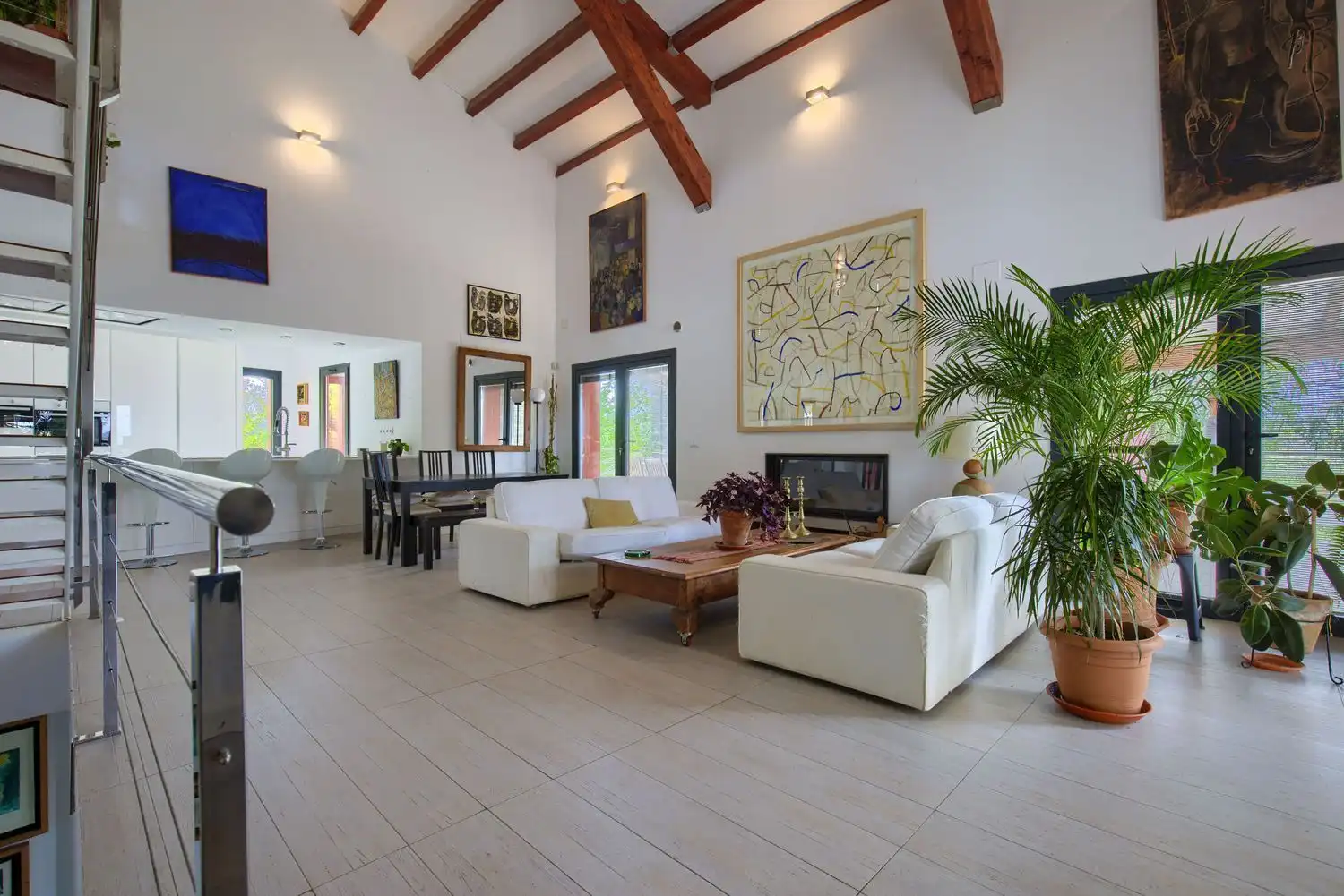 Living room of Country homes for sale in Jaraicejo  with Storage room and Community pool